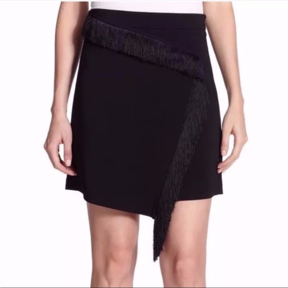 A.L.C. Embellished Fringe Mini Skirt